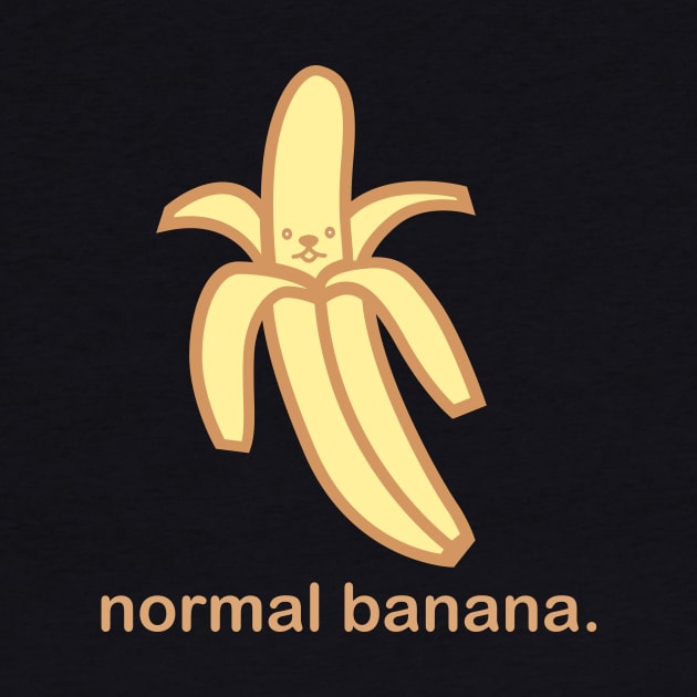 Normal Banana | Cute Kawaii Anime Banana by MeatMan